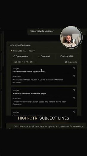 On-Brand Email Template in 3 Minutes — Newsletter Plus High-CTR Subject Lines