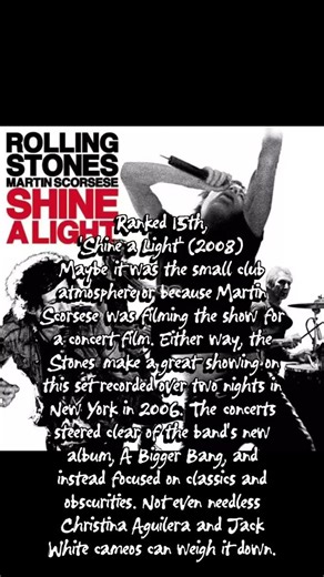 Rolling Stones Live Albums Ranked (15th. 'Shine a Light'/ 2008) #fec #rolllingstones