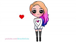 How to Draw Wengie Easy Chibi | Famous Youtuber