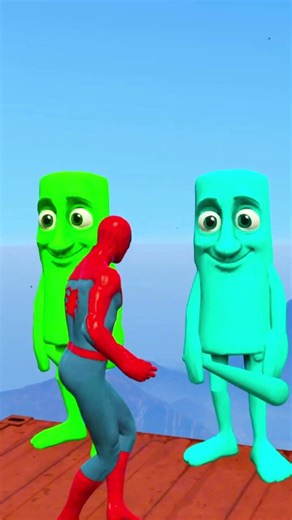 GTA 5 Euphoria Physics Epic Ragdolls Spiderman Ep. 9 #shorts