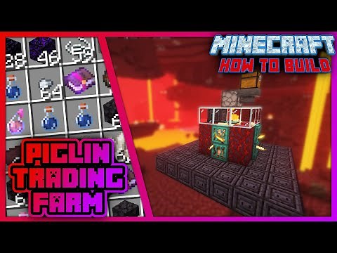 EINFACHE Piglin Bartering / Trading Farm 🔸 Minecraft 1.21 & 1.20 Tutorial 🔸 Neostrics