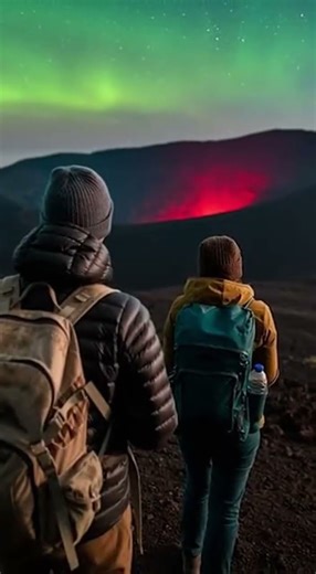 “Breaking: Mysterious Light Seen in Volcano Crater”