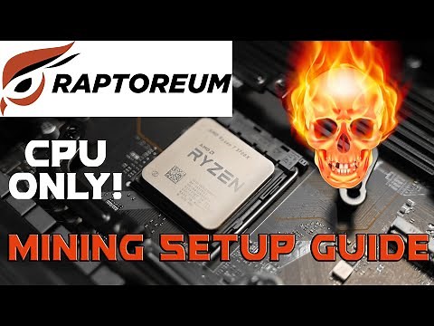 How to mine Raptoreum with your CPU using GHOSTRIDER! (Windows 10 crypto mining guide) - RTM