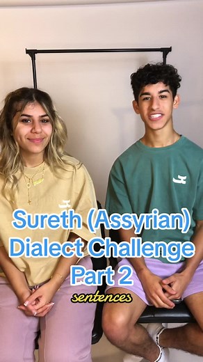 Sureth (Assyrian) Dialect Challenge Pt. 2 !! ✨Sentences✨ Comment if we should drop a Pt.3 🥰 #assyrian #chaldean #assyriantiktok #chaldeantiktok #sureth