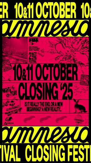 Amnesia Ibiza Closing Festival 2025💥 Is it really the end? Or a new beginning? A new reality... Can you tell us the story of the visual 👀 | Amnesia Ibiza
