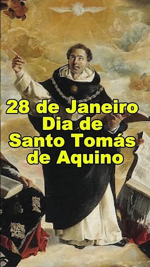 História de São Tomás de Aquino Santo do dia 28 de Janeiro #catolicismo #fé #históriadossantos