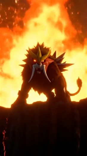 Pokedex Entry: Entei #pokemon #animation #anime #pokémon #shorts #story