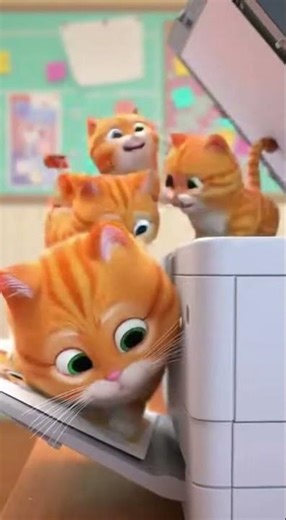 The Copy Machine Cloned My Cat 😱🐱 #funny