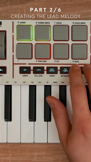 This melody is so catchy! 🎹 (Part 2/6) #abletonlive #akai #edm