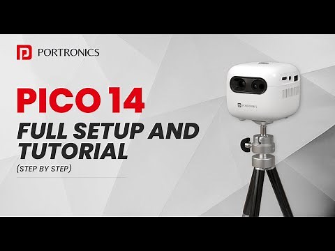 Portronics Pico 14 Projector | Full Setup & Connection Tutorial (Step-by-Step)