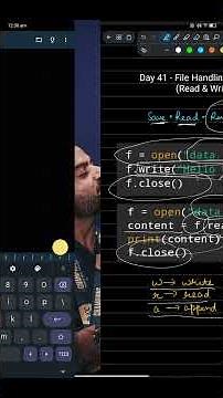 Python Day 41 | File Handling | Read & Write Files