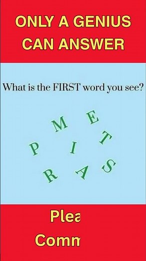 what is the 1st word clicked in your mind ? #shorts