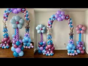 Balloon Column Tutorial With 260 Spiral & Flower