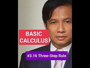 Three-Step Rule to Get the Derivative of Functions Using Limit (Basic Calculus, STEM)