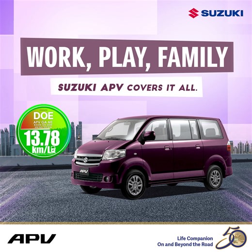 Whatever your business on the road may be, count on Suzuki APV’s all-around performance and versatility. | Suzuki Philippines