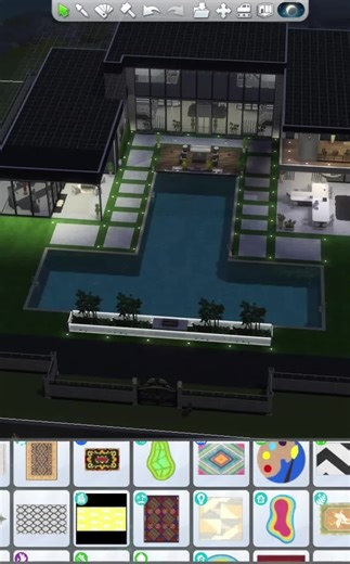 Cozy Modern Home in Sims 4: Pinterest Inspiration