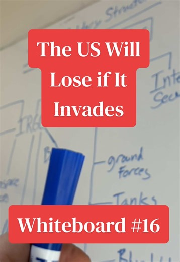The United States cannot fight a ground war in Iran. Also the structure of Iran is designed to be ‘coup proof.’ Let’s do a whiteboard. #iran #explainer #whiteboard #geopolitics #theunderreport Links in the bio for free intel