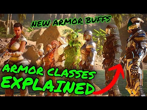 ALL ARMORS in Ark Survival Ascended Guide!! New Buffs, Damage Reductions, and Fortitude Increase!!