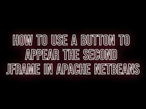 How to Use a JButton to Open Another JFrame in Java (NetBeans) | Java Swing Tutorial