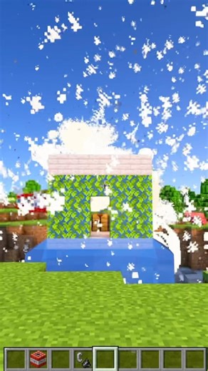 Minecraft When I Need A Safest House In 1 Min...🤯 (World's Smallest Violin) #minecraft #shorts
