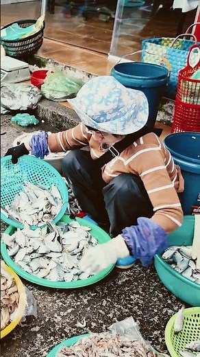 100 Types of Fish in One Market — Only in Vietnam #wetmarket #locallife #localmarket