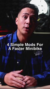 🤩4 Simple Mods For A Faster Minibike. These are the easiest ways to gain more speed. Check the comments for an in-depth blog on how to go faster. | Go Power Sports