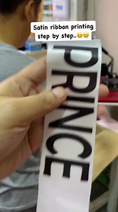 783 reactions · 96 shares | Sarin ribbon printing step by step.. easy sash making.. #satinribbonprinting #sublimationprinting #smallbusiness | DoubleD's Crib | Facebook