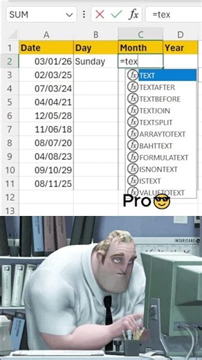 How to get day, month, and year from dates🔥