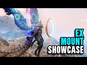 FFXIV - New Dawntrail Necron Extreme Wings Mount Showcase