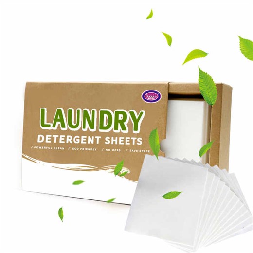 Eco-friendly Biodegradable Organic Laundry Soap Sheet Super Concentrated Laundry Detergent Sheets