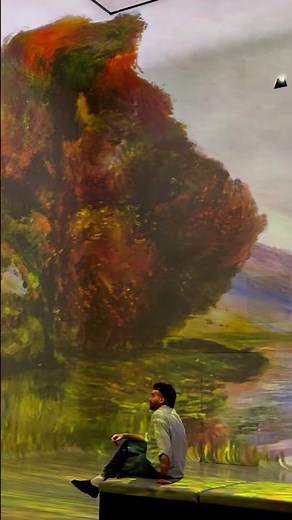 Monet painted a feeling on the river Seine #immersiveart #arthistory
