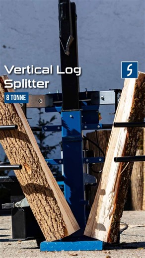 🪵The Scheppach Compact 8T Vertical Log Splitter delivers 7.95 tonnes of splitting force, making it ideal for handling both short logs and full metre-length timber. The patented Vario Split System adapts to different log sizes, while the pivoting worktable provides two working heights for more comfortable handling. With a stable, powder-coated steel frame and GS-certified safety features, it’s a reliable choice for consistent firewood preparation at home or in the workshop. Scheppach, made for y
