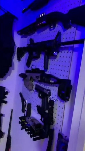 Made this closet into my hidden gun room.