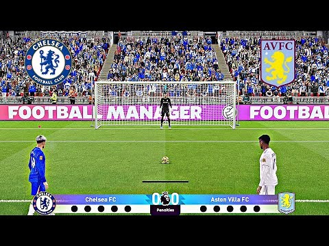 CHELSEA VS ASTON VILLA FULL PENALTY SHOOTOUT | CHE VS AVL HIGHLIGHTS