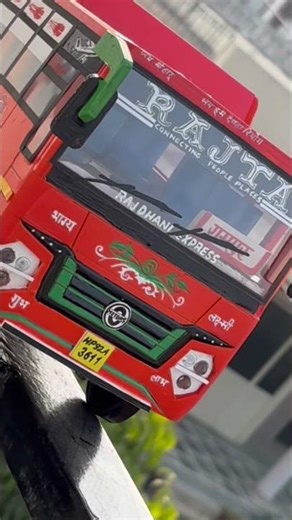 Miniature Bus Model 🚌Making Handmade bus Miniature Model🚌 ‪@ArtistSandeep4856‬ #artandcraft