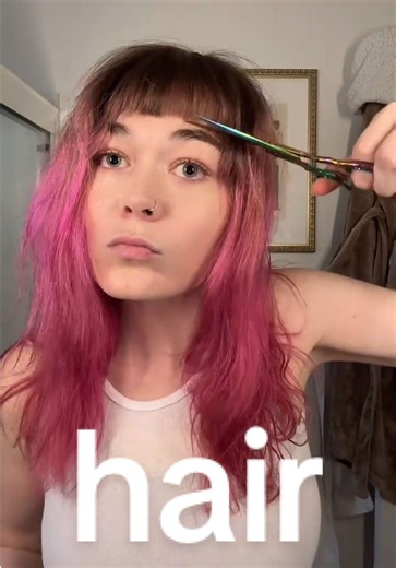 Baby Bangs Tutorial: How I Cut My Own Baby Bangs Safely