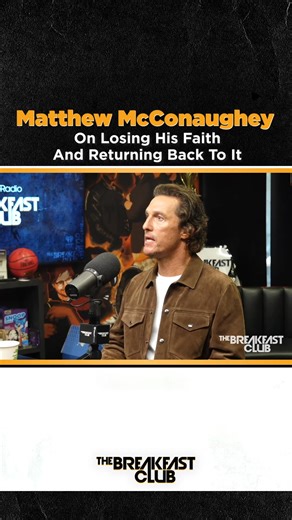 🙏 Matthew McConaughey opens up about his journey from self-reliance to faith, and what ultimately brought him back to God. | Breakfast Club