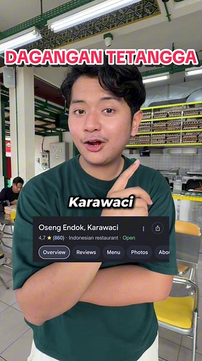 Oseng Endok Karawaci review: ngemplok dadar & menu telur populer