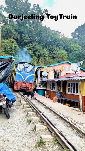 Experience the breathtaking moment when the Darjeeling Toy Train diesel engine squeezes past houses and local shops — with barely inches to spare! 🚂✨ A tiny railway track running right through daily life. The Darjeeling Himalayan Railway, a UNESCO World Heritage treasure, continues to fascinate travelers with scenes like this. If you love unique travel moments, this reel is pure gold! Darjeeling toy train, Darjeeling Himalayan Railway, UNESCO heritage railway, toy train diesel engine, Darjeelin