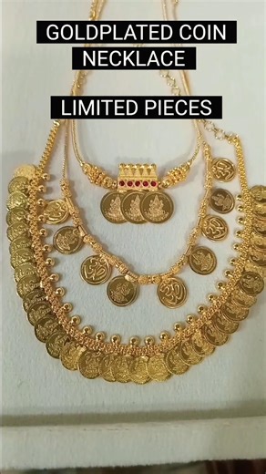 #goldplated coin necklace #whatsapp9847414292 for order #shortsfeed #shorts #