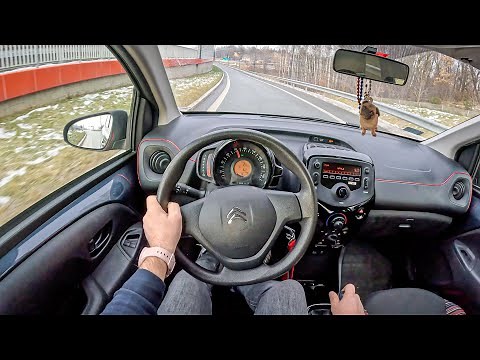 2018 Citroen C1[1.0 VTI 72HP] |0-100| POV Test Drive #1572 Joe Black