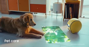 CES 2024: Samsung prezintă Ballie, un robot cu vibe de BB-8 propulsat de AI, cu videoproiector integrat