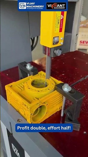 Vertical Band Saw Machine Working Demo|Vertical Band Saw Cutting Process Explained|Band Saw Cutting
