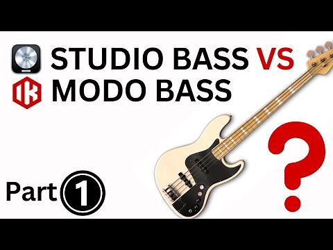 MODO BASS vs Logic Studio Bass Part 1 Overview & Features IK Multimedia - Logic Pro 11