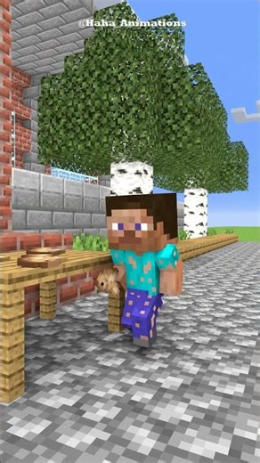 When Herobrine gets sick and Steve has to find food, and this is the ending