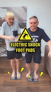 737K views · 20K reactions | Electric Feet Shock Pads  Dad Vs Son rock paper scissors with electric #martinandbex #challenge | Martin and Bex | Facebook