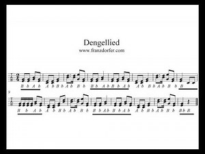 Dangellied Griffschrift