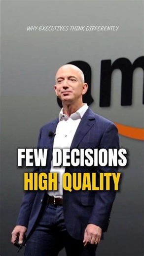 Jeff Bezos: You’re Paid for a Few Great Decisions 🧠 #jeffbezos #amazonfinds #billionaire