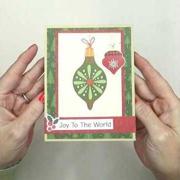 Easy Holiday Card Using Scrapbook Collection Kit