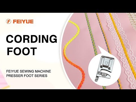 FEIYUE I Cording Foot Tutorial #sewing #sewinghacks #presserfoot